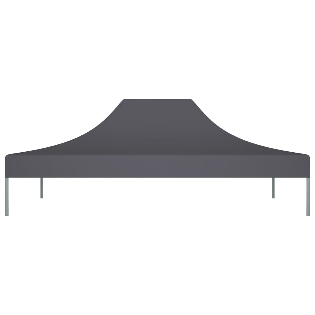 Vidaxl partytentdak 270 g m² 4,5x3 m antracietkleurig