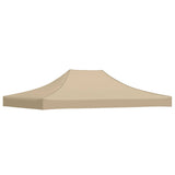 Vidaxl partytentdak 270 g m² 4,5x3 m beige