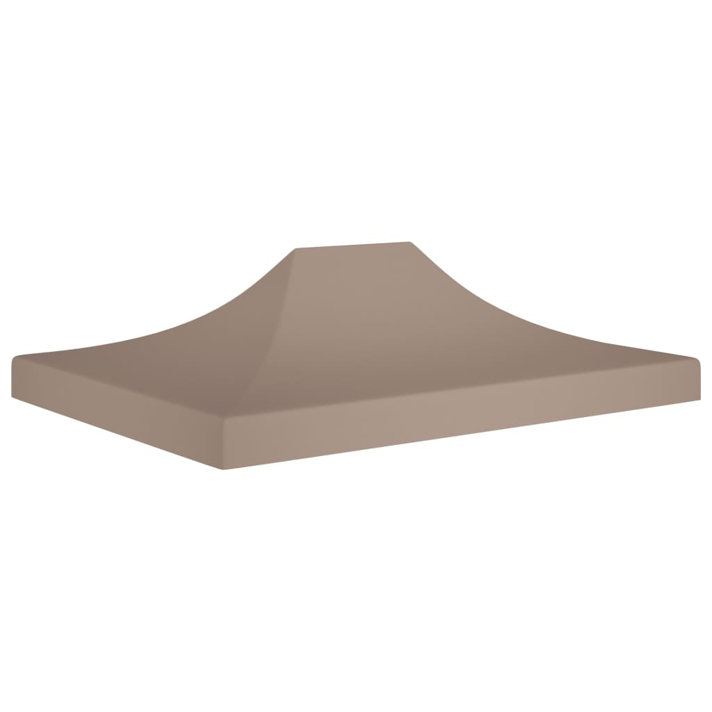 Vidaxl partytentdak 270 g m² 4,5x3 m taupe