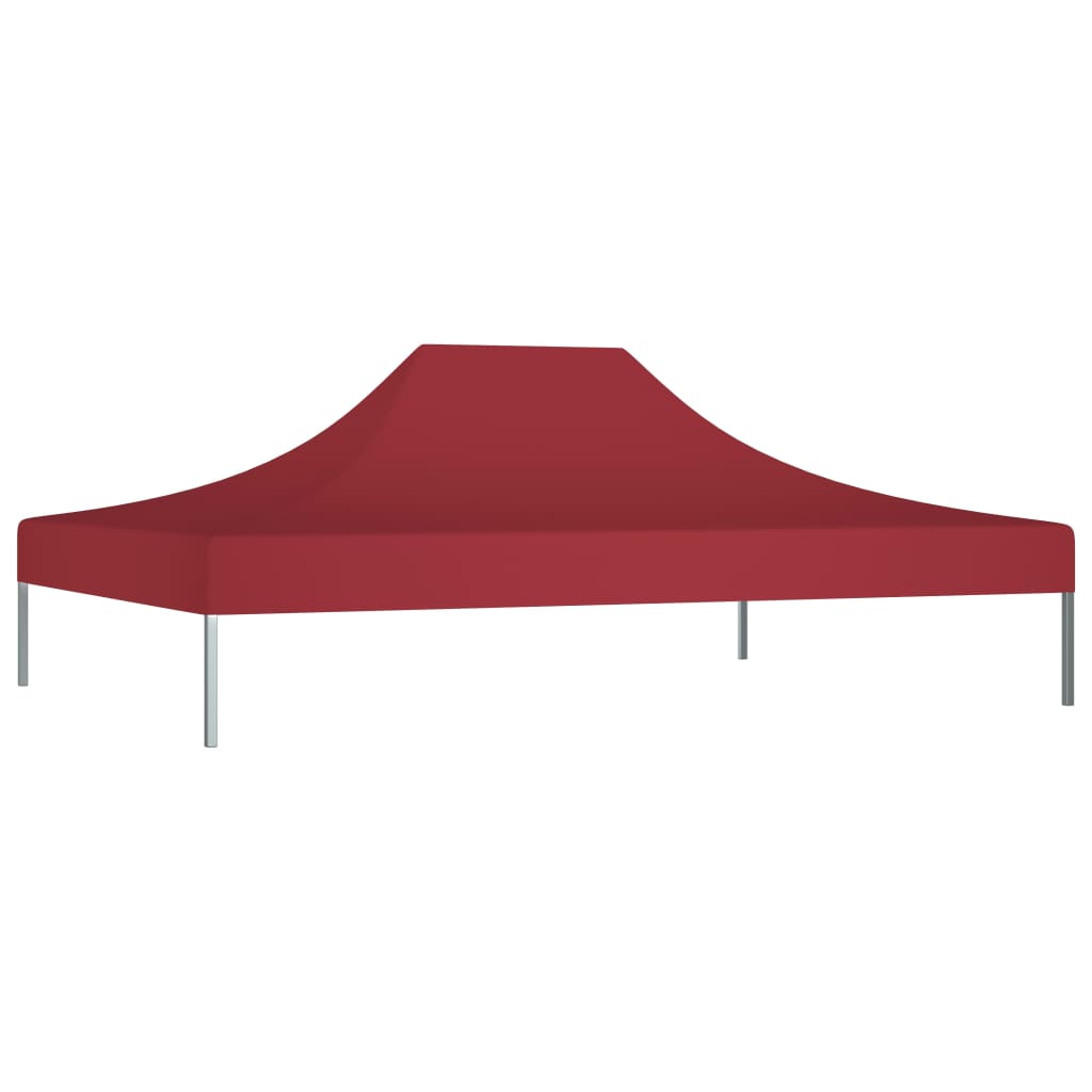 Vidaxl partytentdak 270 g m² 4,5x3 m bordeauxrood