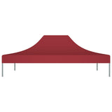 Vidaxl partytentdak 270 g m² 4,5x3 m bordeauxrood