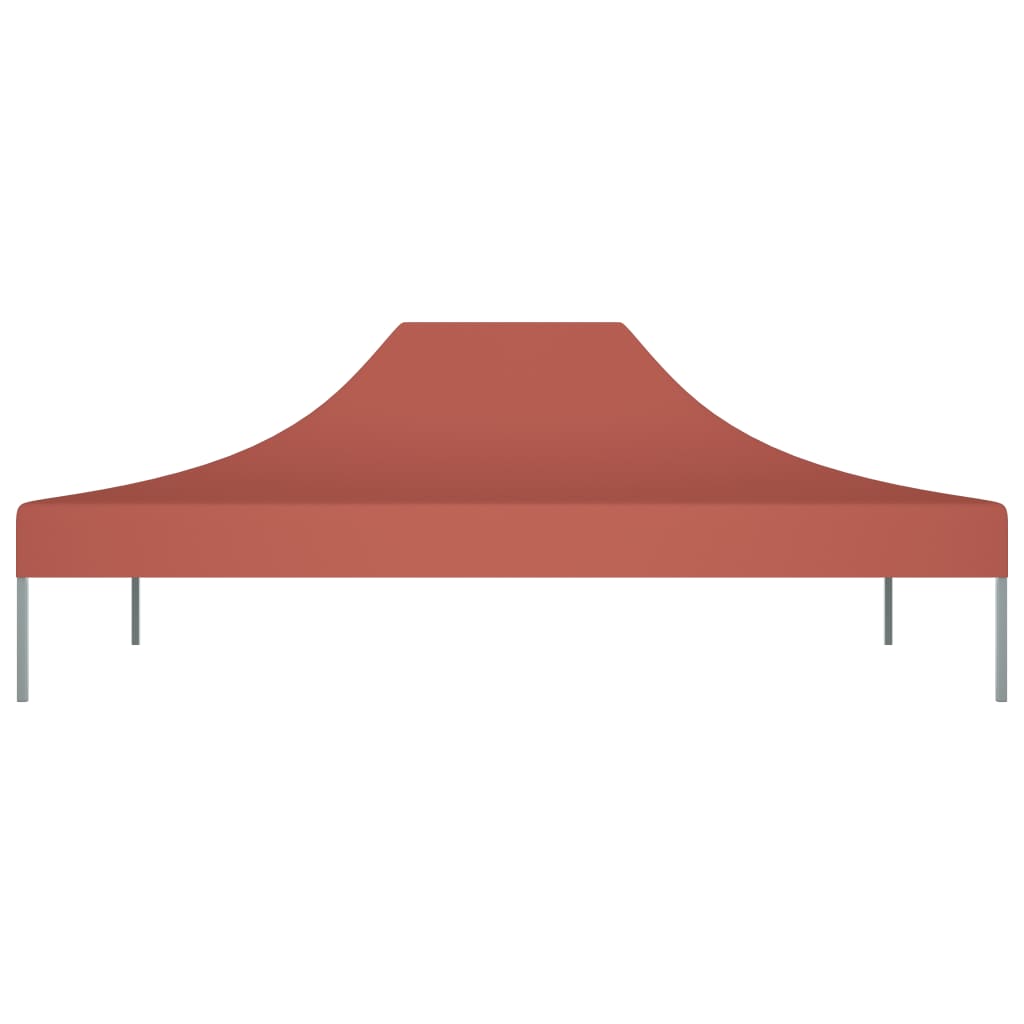 Vidaxl partytentdak 270 g m² 4,5x3 m terracottakleurig