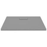Vidaxl douchebak 80x80 cm smc grijs