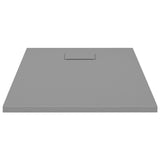 Vidaxl douchebak 90x70 cm smc grijs