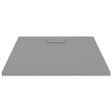Vidaxl douchebak 100x80 cm smc grijs