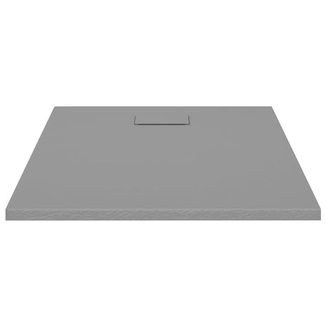Vidaxl douchebak 100x80 cm smc grijs