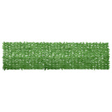 Vidaxl balkonscherm met groene bladeren 400x100 cm
