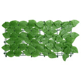 Vidaxl balkonscherm met groene bladeren 500x150 cm