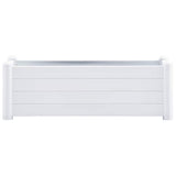 Vidaxl plantenbak verhoogd 100x43x35 cm pp wit
