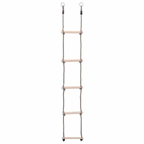 Vidaxl ladder met 5 sporten 210 cm massief grenenhout