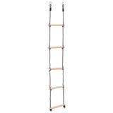 Vidaxl ladder met 5 sporten 210 cm massief grenenhout