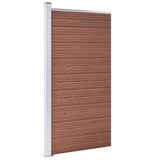 Vidaxl schuttingpaneel 95x186 cm hkc bruin