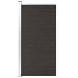 Vidaxl schuttingpaneel 95x186 cm hkc zwart