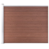 Vidaxl schuttingpaneel 175x146 cm hkc bruin