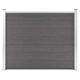 Vidaxl schuttingpaneel 180x146 cm hkc grijs