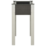 Vidaxl plantenbak verhoogd 75x40x75 cm hkc grijs
