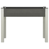Vidaxl plantenbak verhoogd 100x40x75 cm hkc grijs
