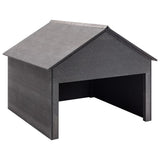 Vidaxl overkapping voor grasmaaier 80x80x70 cm hkc