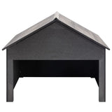 Vidaxl overkapping voor grasmaaier 80x80x70 cm hkc