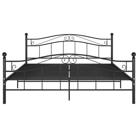 Vidaxl bedframe metaal zwart 160x200 cm