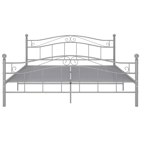 Vidaxl bedframe metaal grijs 160x200 cm