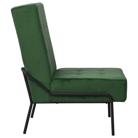 Vidaxl relaxstoel 65x79x87 cm fluweel donkergroen