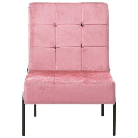 Vidaxl relaxstoel 65x79x87 cm fluweel roze