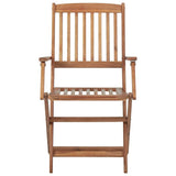 Vidaxl tuinstoelen 4 st inklapbaar massief acaciahout
