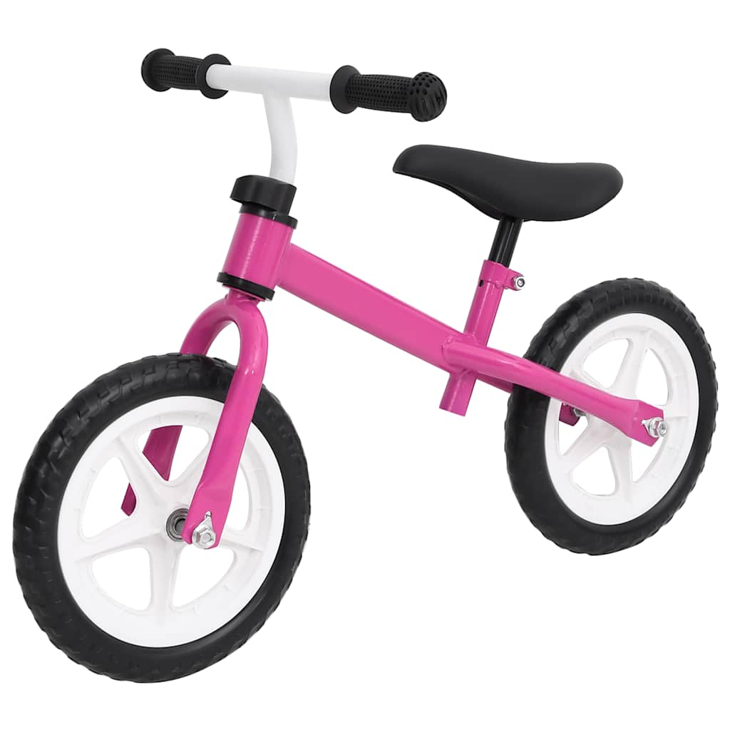 Vidaxl loopfiets met 9,5 inch wielen roze