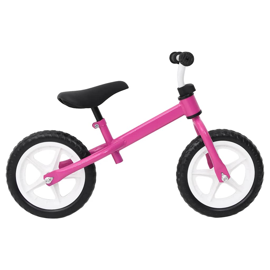 Vidaxl loopfiets met 9,5 inch wielen roze