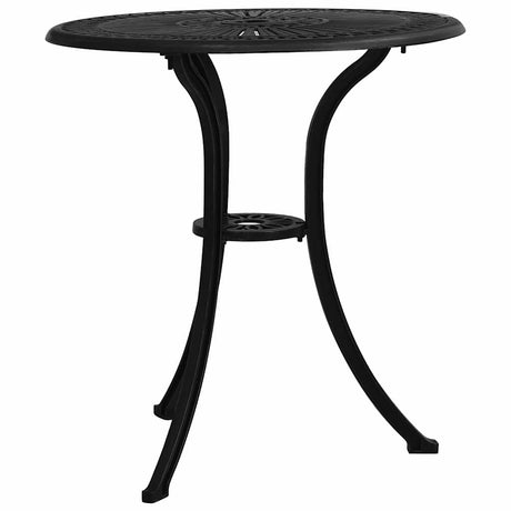 Vidaxl tuintafel 62x62x65 cm gietaluminium zwart