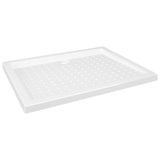 Vidaxl douchebak met noppen 90x70x4 cm abs wit