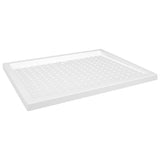 Vidaxl douchebak met noppen 80x100x4 cm abs wit