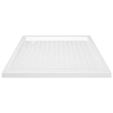 Vidaxl douchebak met noppen 90x90x4 cm abs wit