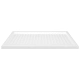 Vidaxl douchebak met noppen 80x120x4 cm abs wit