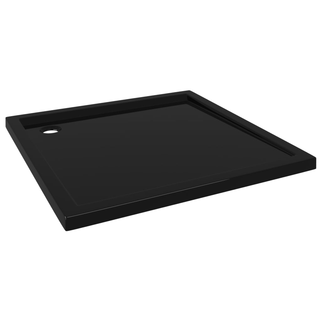 Vidaxl douchebak vierkant 90x90 cm abs zwart