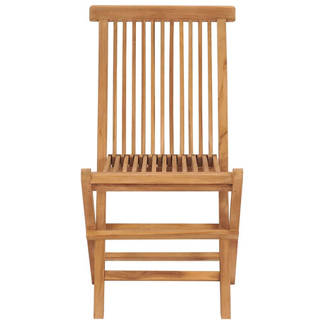 Vidaxl tuinstoelen 2 st inklapbaar massief teakhout