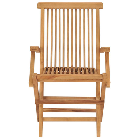 Vidaxl tuinstoelen 3 st inklapbaar massief teakhout