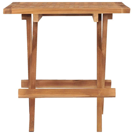 Vidaxl tuintafel inklapbaar 50x50x50 cm massief teakhout
