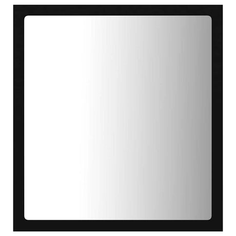 Vidaxl badkamerspiegel led 40x8,5x37 cm acryl zwart