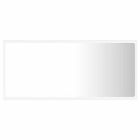 Vidaxl badkamerspiegel led 90x8,5x37 cm acryl wit