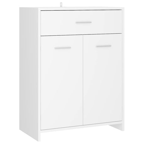 Vidaxl badkamerkast 60x33x80 cm bewerkt hout wit