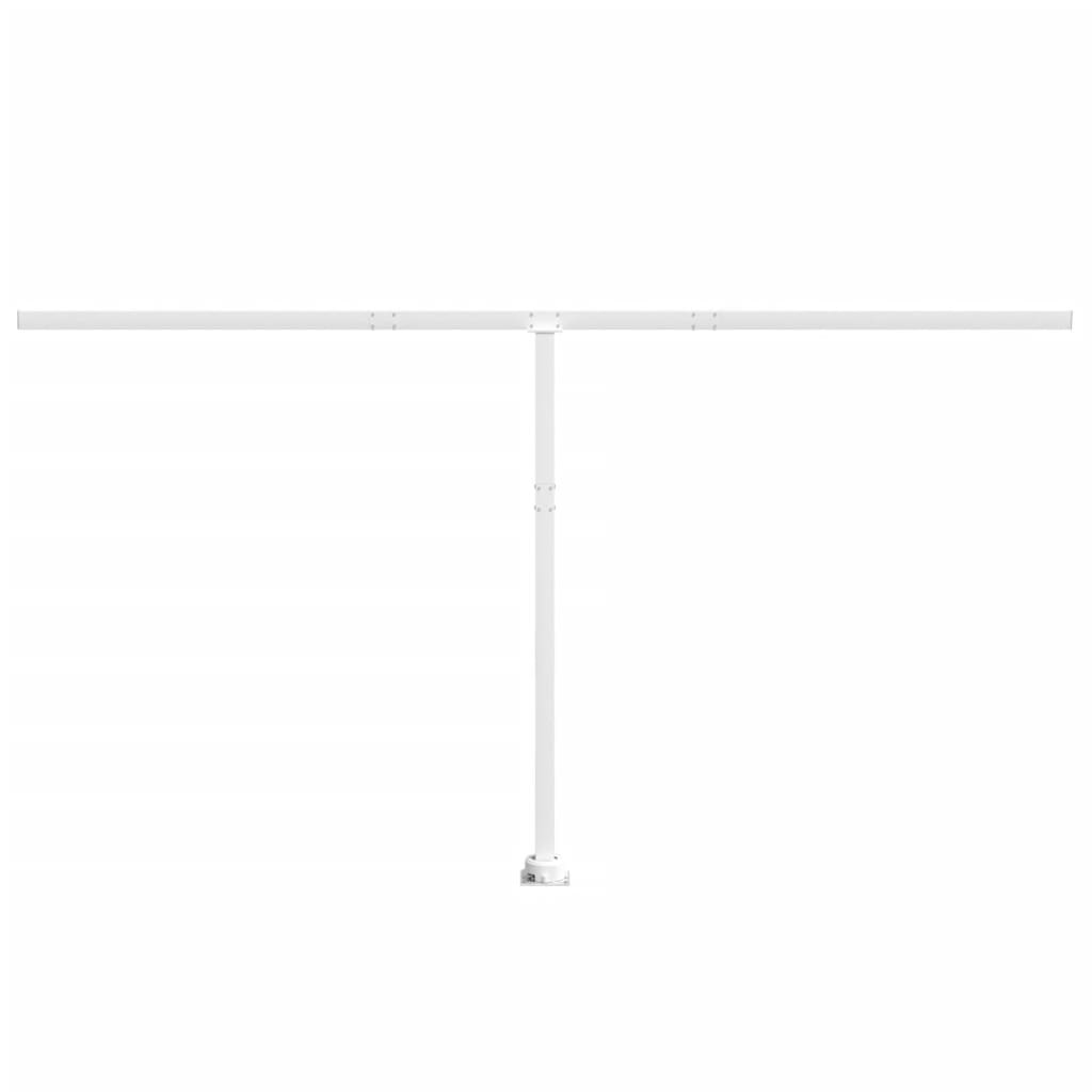 VidaXL Luifelpaalset 450x245 cm ijzer wit