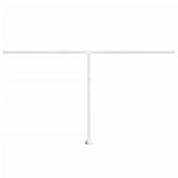 VidaXL Luifelpaalset 450x245 cm ijzer wit
