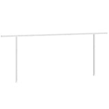 VidaXL Luifelpaalset 600x245 cm ijzer wit