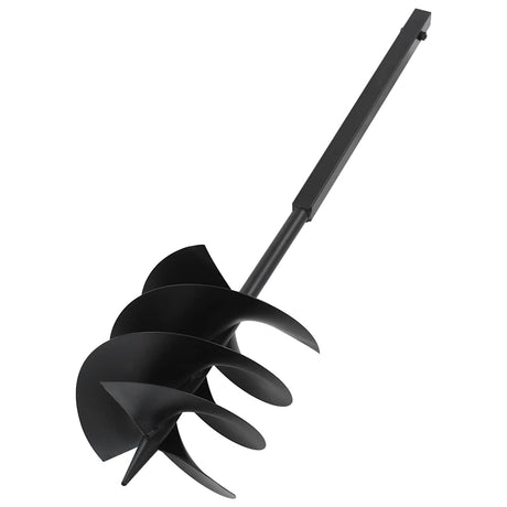 Vidaxl grondboor met handvat 250 mm met verlengbuis 8 m staal