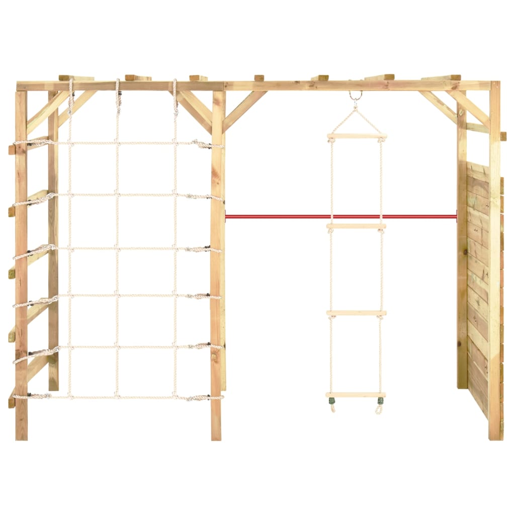 VidaXL Klimrek 240x100x170 cm geïmpregneerd grenenhout