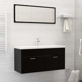 Vidaxl inbouwwastafel met kraan 101x39x18 cm keramiek wit