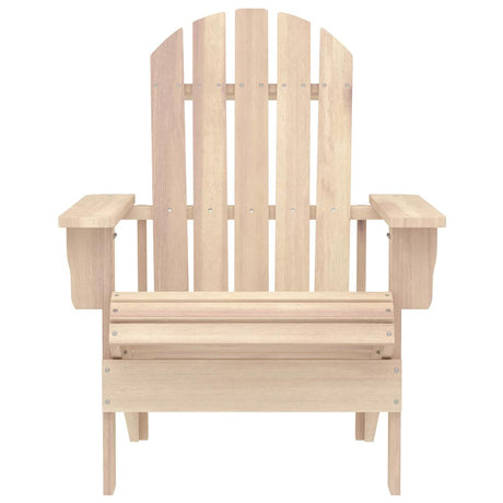 Vidaxl tuinstoel adirondack met tafel massief vurenhout