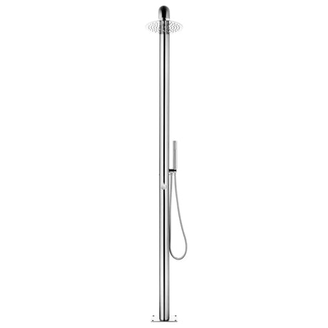 Vidaxl buitendouche 225 cm roestvrij staal